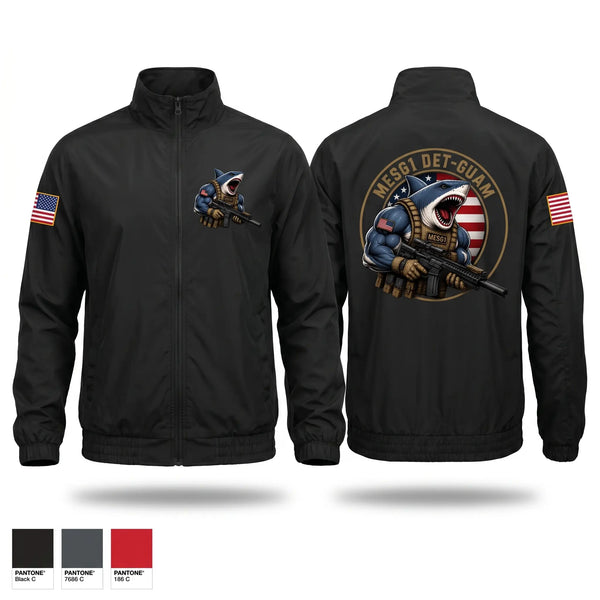 Windbreaker, MESG1 DET-GUAM COMMAND SHIRT, Navy, Teamtime, Team time, sublimation, custom sports apparel, team uniforms, spirit wear, spiritwear, sports uniforms, custom shirts, team store, custom team store, fundraiser sports, apparel fundraiser