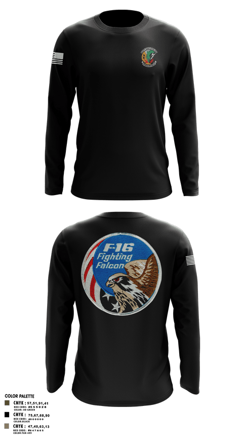 512th Dragons 89683598 Long Sleeve Performance Shirt 5