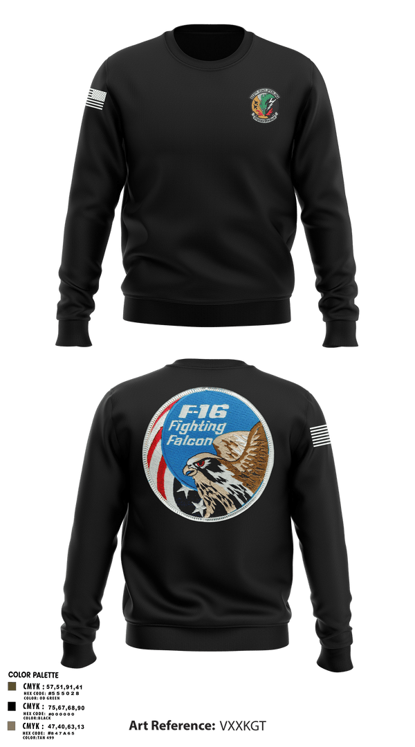 512th Dragons 89683598 Crew Neck Sweatshirt - 5