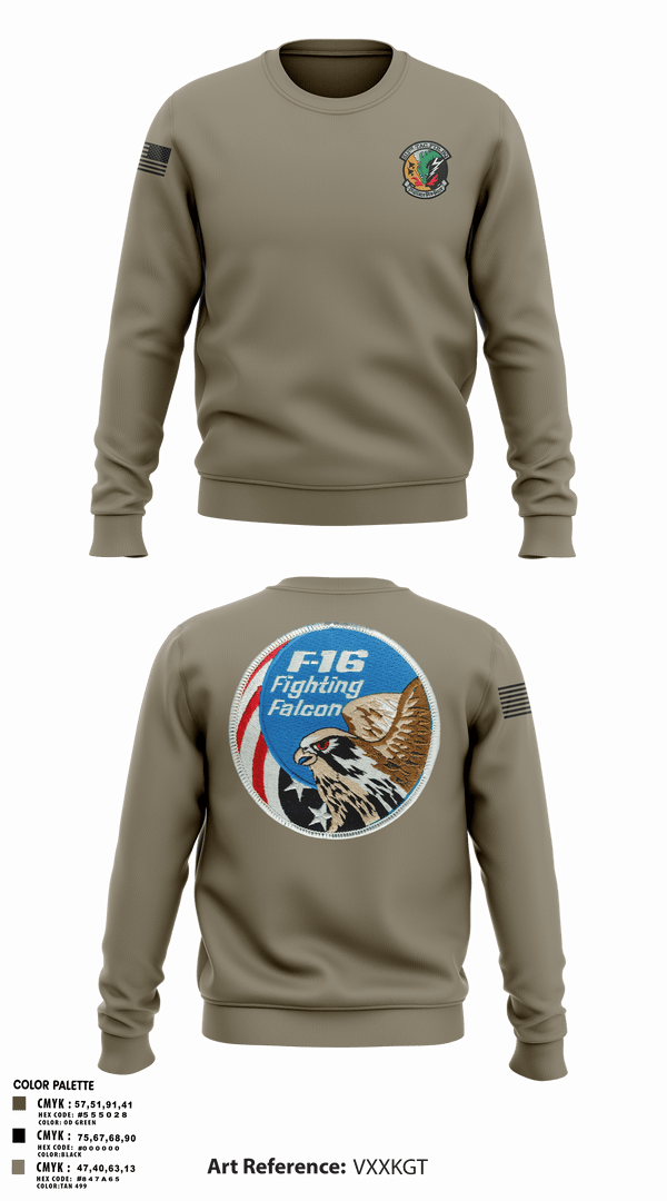 512th Dragons 89683598 Crew Neck Sweatshirt - 6