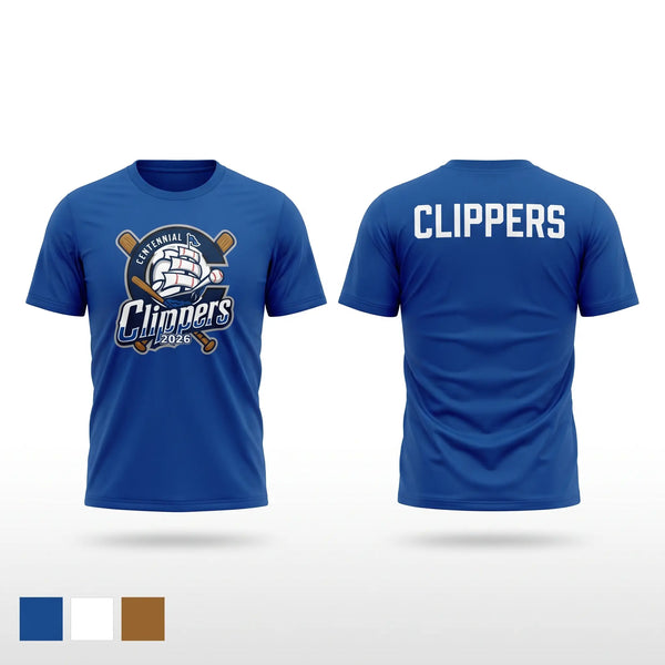 Short Sleeve Performance Shirt, Centennial Clippers, Baseball, Teamtime, Team time, sublimation, custom sports apparel, team uniforms, spirit wear, spiritwear, sports uniforms, custom shirts, team store, custom team store, fundraiser sports, apparel fundraiser