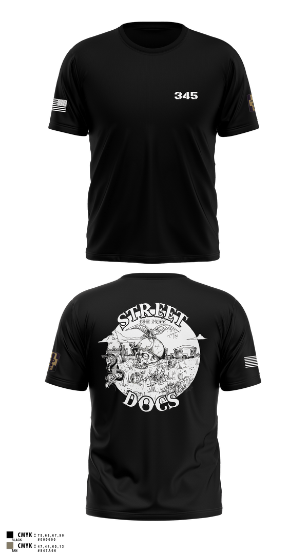 345 MCGA 93910269 Short Sleeve Performance Shirt - 1