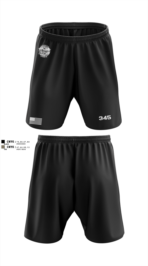 345 MCGA 93910269 Athletic Shorts With Pockets - 1