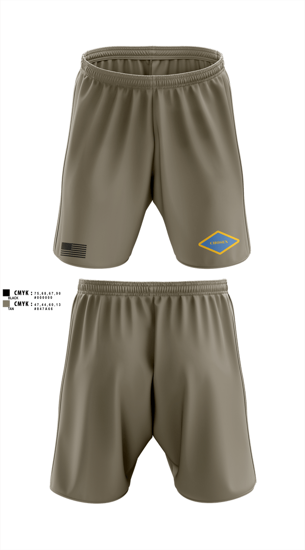 2-12 Chosen 63420170 Athletic Shorts With Pockets - 1