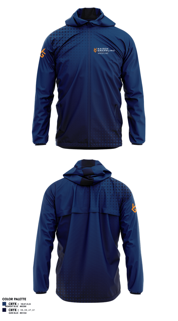 Kaizen Grappling Foundation 7390680 Windbreaker - 5