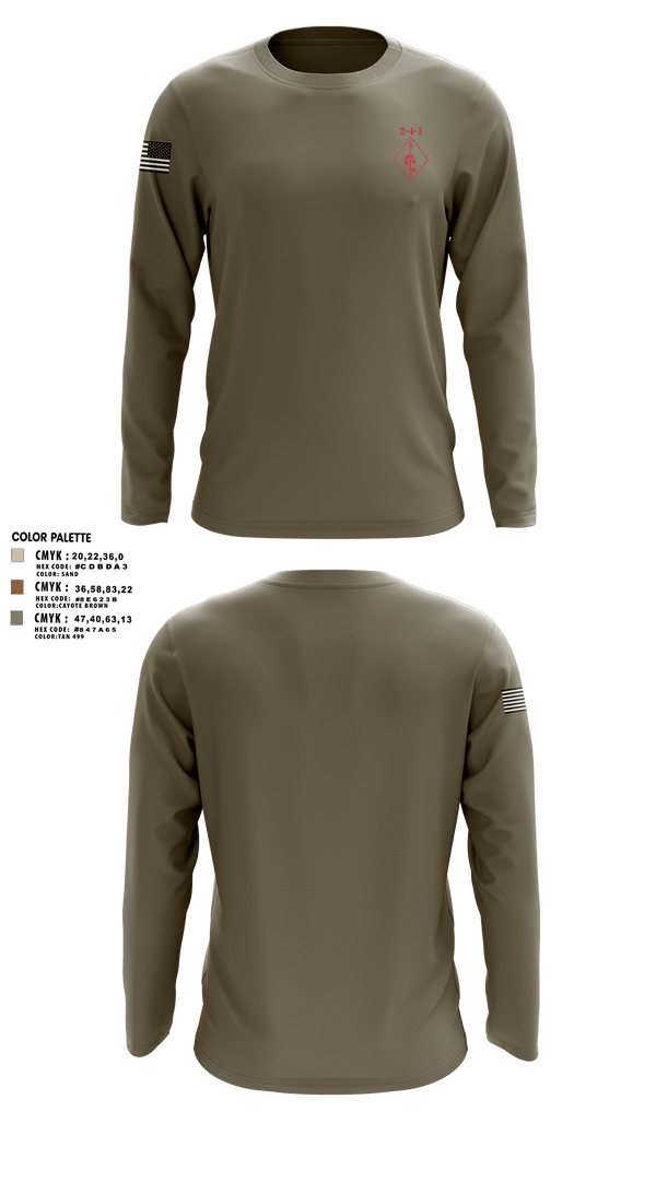 2-4-1 22384895 Long Sleeve Performance Shirt 6