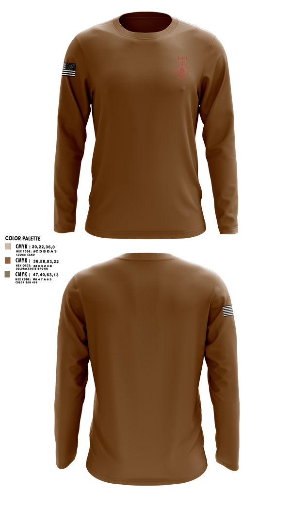 2-4-1 22384895 Long Sleeve Performance Shirt 8