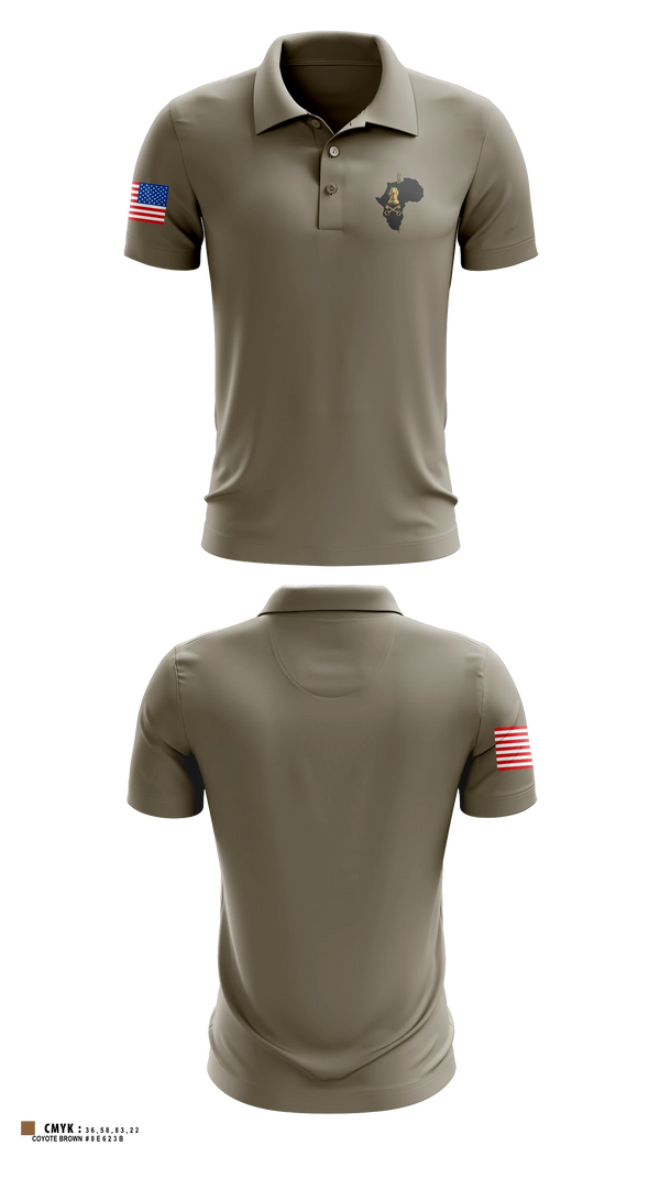 Short Sleeve Performance Polo, ACJ2X, Army, Teamtime, Team time, sublimation, custom sports apparel, team uniforms, spirit wear, spiritwear, sports uniforms, custom shirts, team store, custom team store, fundraiser sports, apparel fundraiser
