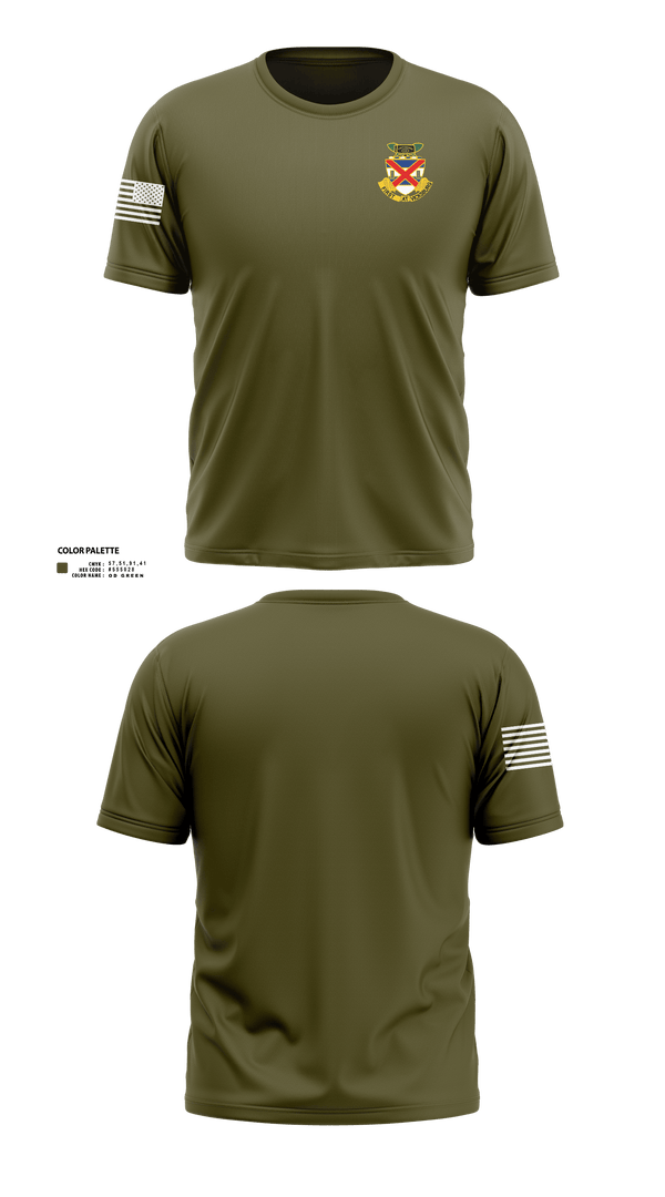 3-13 infantry 64660778 Short Sleeve Performance Shirt - 2