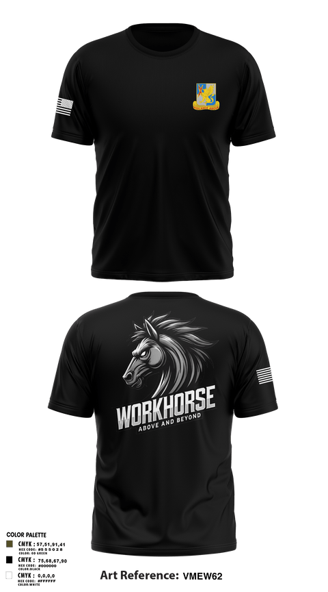 224th MI 54422647 Short Sleeve Performance Shirt - 2
