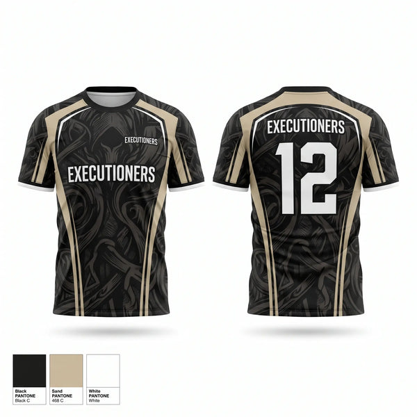Short Sleeve Performance Shirt, Executioners, Men's Soccer, Teamtime, Team time, sublimation, custom sports apparel, team uniforms, spirit wear, spiritwear, sports uniforms, custom shirts, team store, custom team store, fundraiser sports, apparel fundraiser