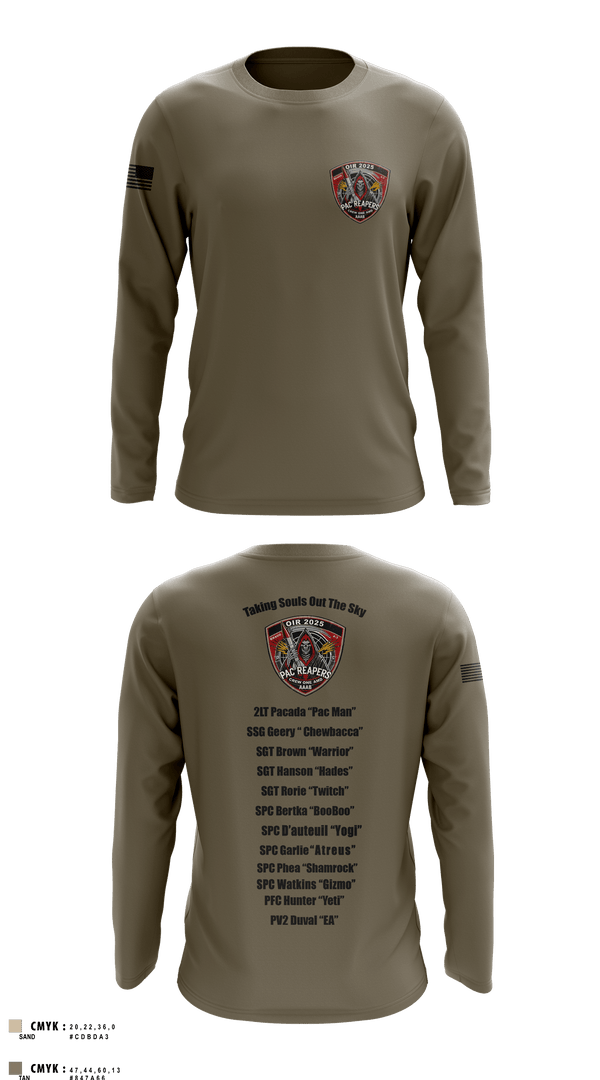 4-3 ADA 25720593 Long Sleeve Performance Shirt - 6