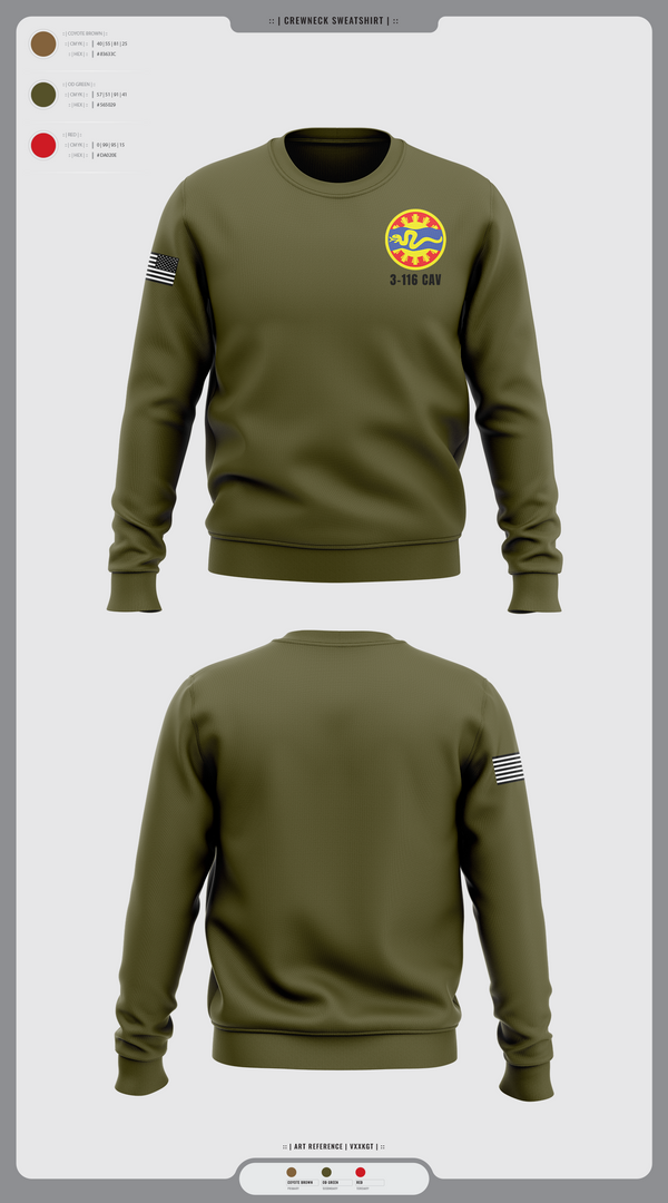 3-116 CAB 96985867 Crew Neck Sweatshirt - 16