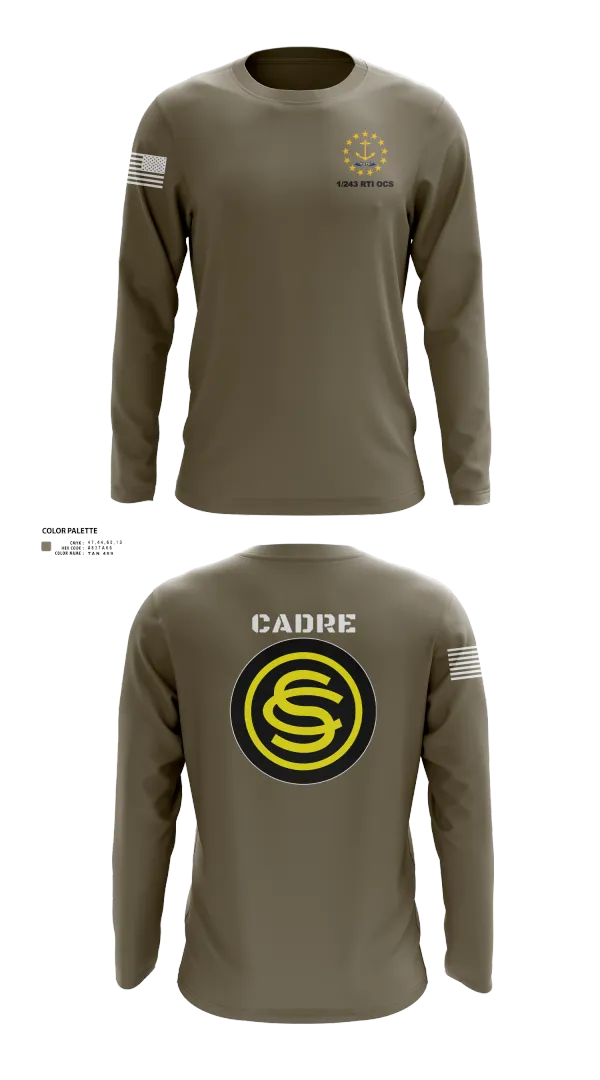 Long Sleeve Performance Shirt, 1/243 RTI OCS, , Teamtime, Team time, sublimation, custom sports apparel, team uniforms, spirit wear, spiritwear, sports uniforms, custom shirts, team store, custom team store, fundraiser sports, apparel fundraiser