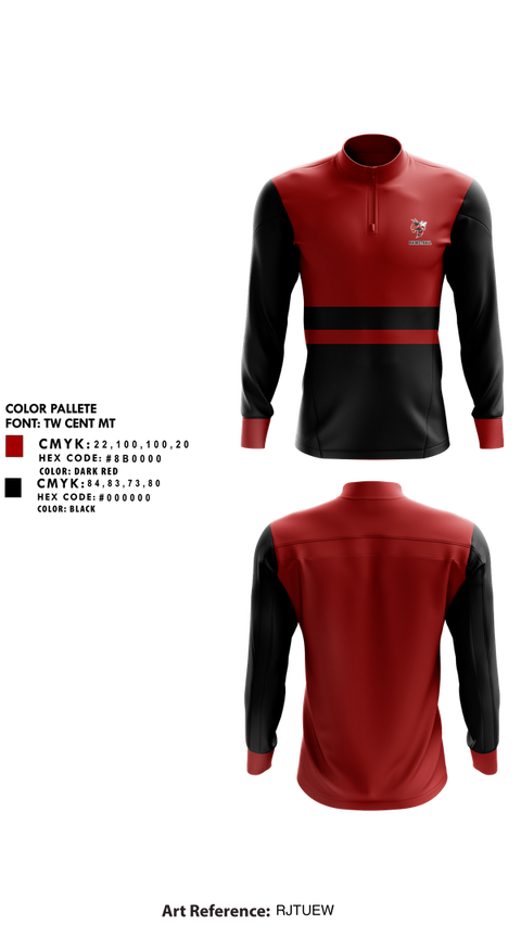 Quarter Zip Jacket, Crystal City High School Hornets Basketball, Women's Basketball, Teamtime, Team time, sublimation, custom sports apparel, team uniforms, spirit wear, spiritwear, sports uniforms, custom shirts, team store, custom team store, fundraiser sports, apparel fundraiser