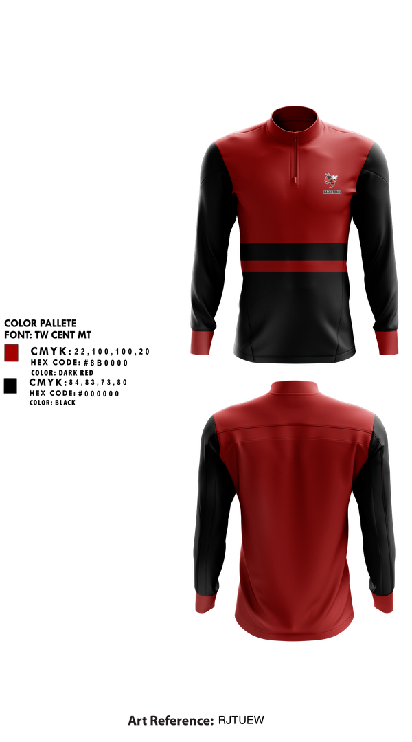 Quarter Zip Jacket, Crystal City High School Hornets Basketball, Women's Basketball, Teamtime, Team time, sublimation, custom sports apparel, team uniforms, spirit wear, spiritwear, sports uniforms, custom shirts, team store, custom team store, fundraiser sports, apparel fundraiser