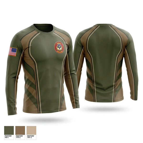 Long Sleeve Performance Shirt, 1st LAR, 1st Marine Division, Marines, Teamtime, Team time, sublimation, custom sports apparel, team uniforms, spirit wear, spiritwear, sports uniforms, custom shirts, team store, custom team store, fundraiser sports, apparel fundraiser