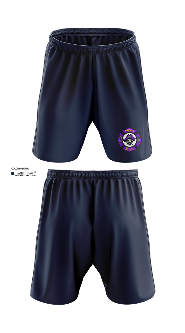 Piper High School Public Services Academy 74445509 Athletic Shorts With Pockets -4
