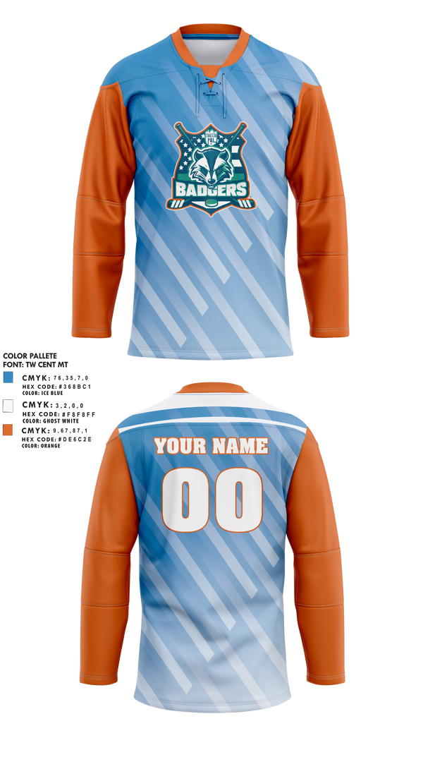 Detroit PAL Hockey 16411768 Hockey Jersey - 4