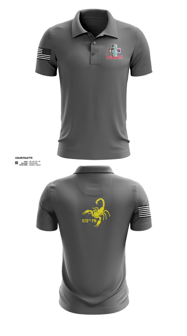 926 PM 83596948 Short Sleeve Performance Polo -3