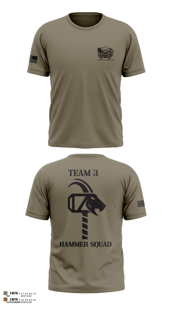 900th QUARTERMASTER 12047177 Short Sleeve Performance Shirt - 12