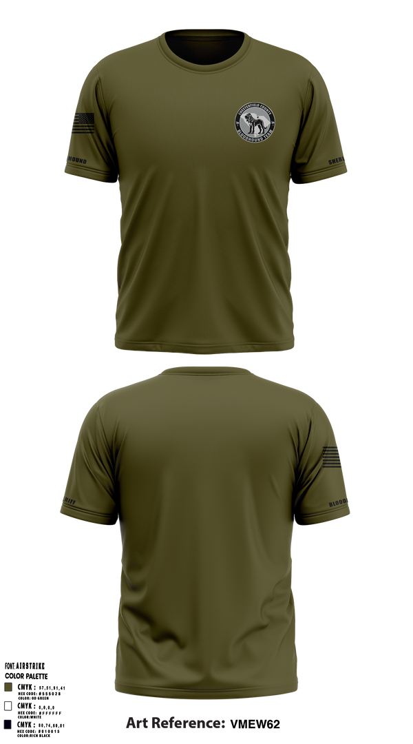 Chesterfield County Sheriff Office 72632097 Short Sleeve Performance Shirt - 2