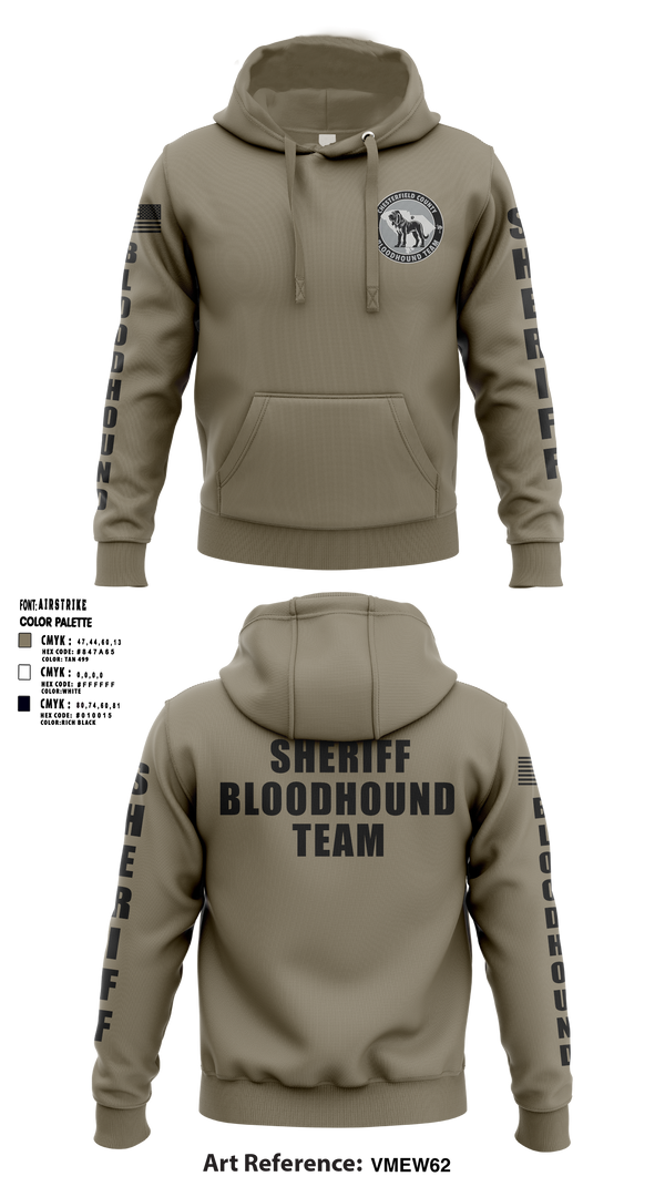 Chesterfield County Sheriff Office 72632097 Hoodie - 1