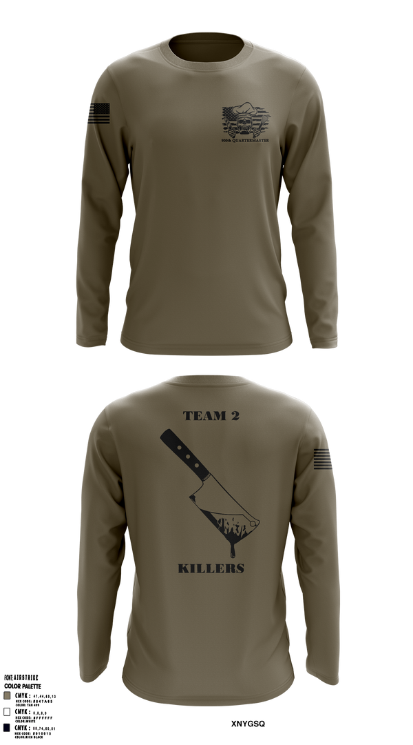 900 TEAM 2 3732293 Long Sleeve Performance Shirt - 1