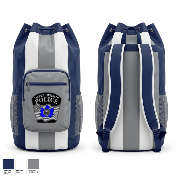 Gear Bag, Maple Heights Police Department, Police, Teamtime, Team time, sublimation, custom sports apparel, team uniforms, spirit wear, spiritwear, sports uniforms, custom shirts, team store, custom team store, fundraiser sports, apparel fundraiser
