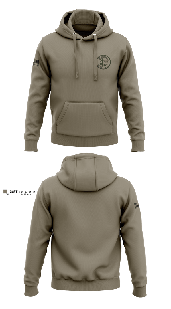 H Troop 3/278 ACR 93577618 Hoodie -1