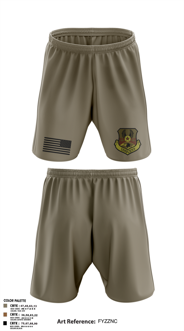 380 ESFS 95267878 Athletic Shorts With Pockets - 105