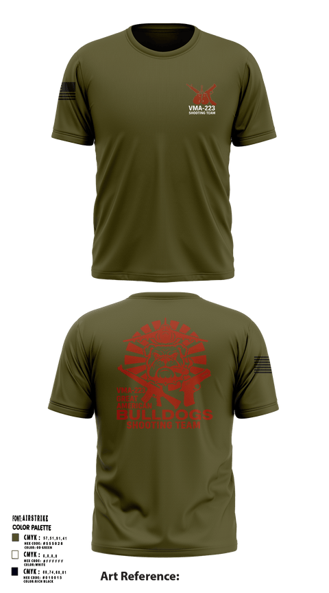 VMA-223 90216803 Short Sleeve Performance Shirt - 102