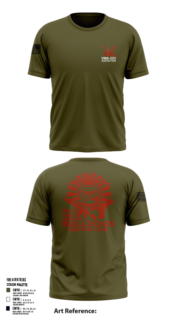 VMA-223 90216803 Short Sleeve Performance Shirt - 102