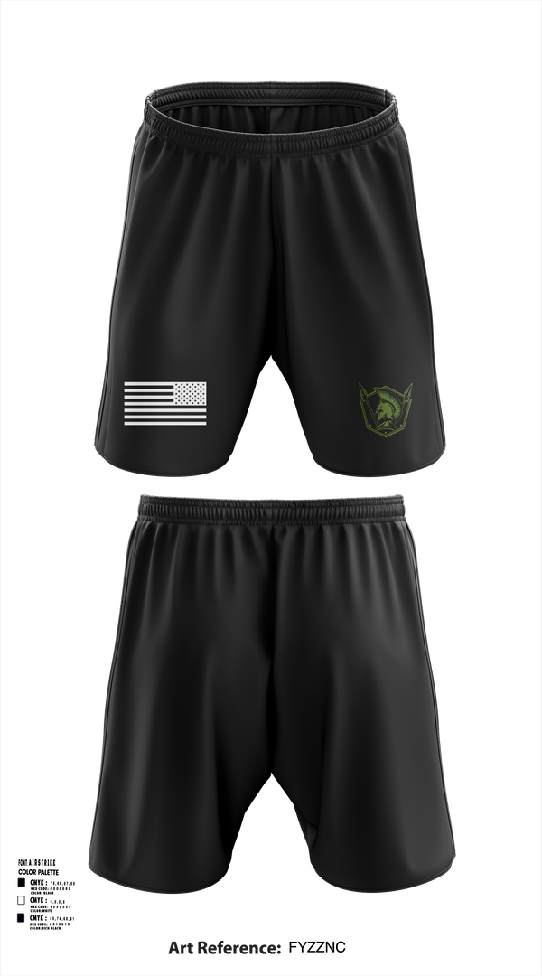 Central County SWAT 7539142 Athletic Shorts With Pockets - 102