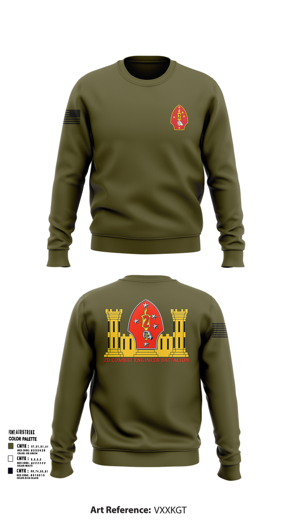 2nd CEB 79649715 Crew Neck Sweatshirt - 1