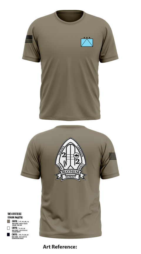 2ND BATTALION 2ND MARINE REGIMENT 94580172 Short Sleeve Performance Shirt - 52