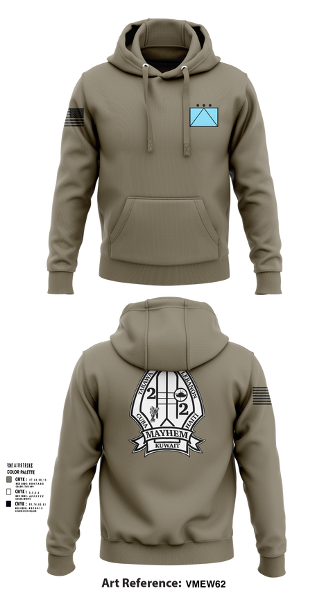2ND BATTALION 2ND MARINE REGIMENT 94580172 Hoodie - 52