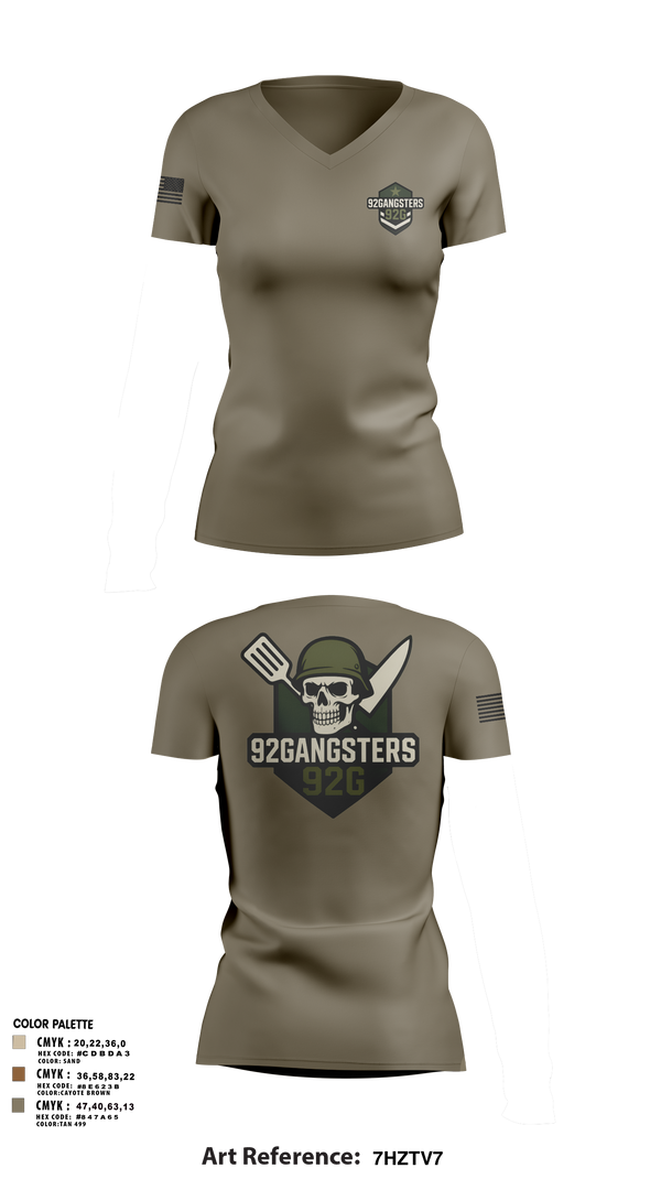 44 IBCT-E-CO 250TH 75736635 Women's Short Sleeve V-neck Shirt - 3