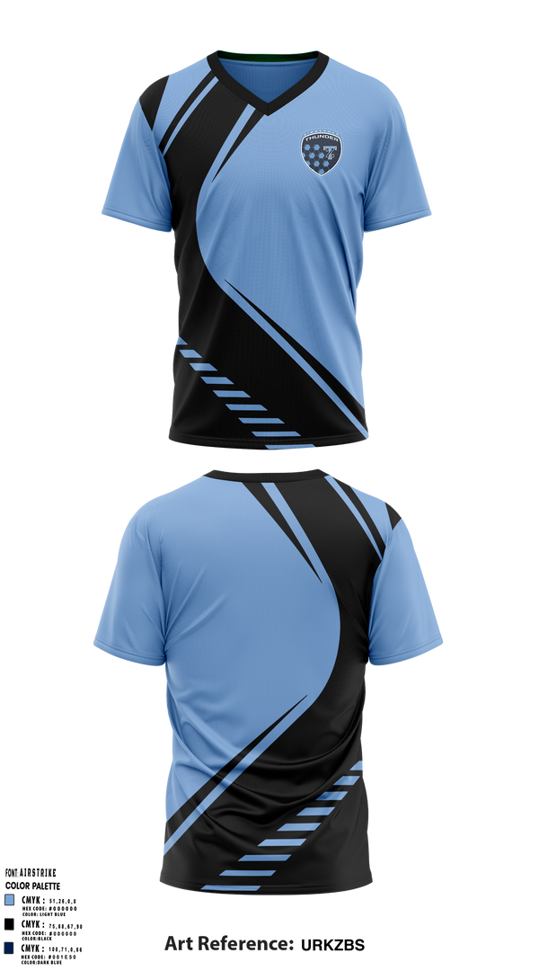 Thunder 93685505 Mens Soccer Jersey -1