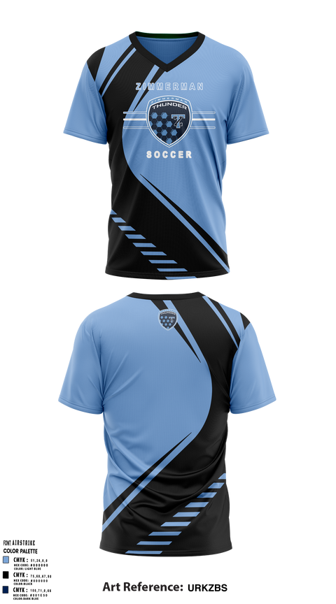 Thunder 93685505 Mens Soccer Jersey -3