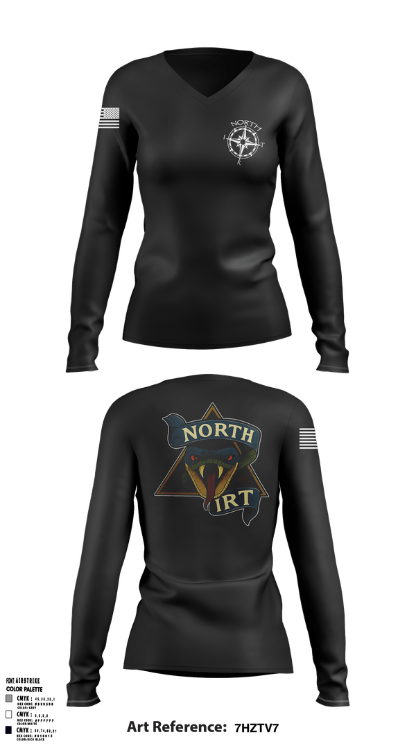 Womens Long Sleeve Vneck Shirt, NIRT, Police, Teamtime, Team time, sublimation, custom sports apparel, team uniforms, spirit wear, spiritwear, sports uniforms, custom shirts, team store, custom team store, fundraiser sports, apparel fundraiser