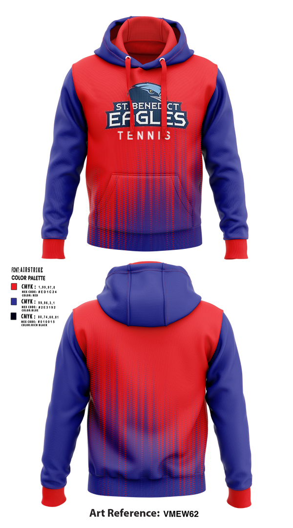 SBA Eagles Tennis 44818213 Hoodie - 1