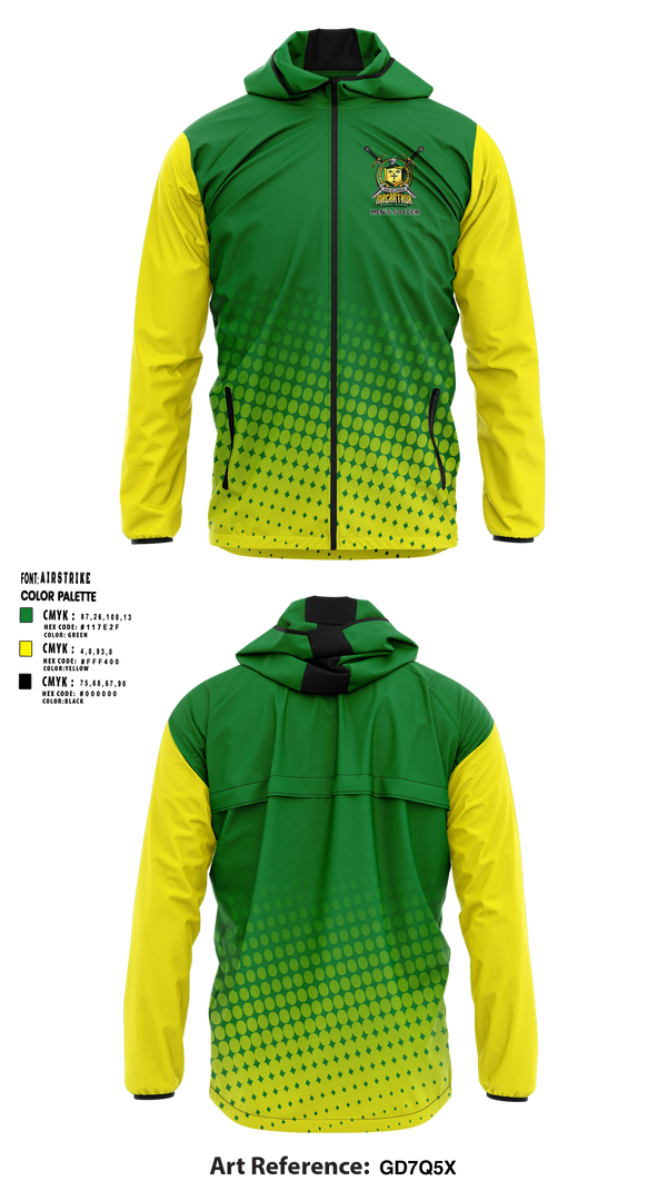 MacArthur Scots Soccer 93459235 Windbreaker - 1