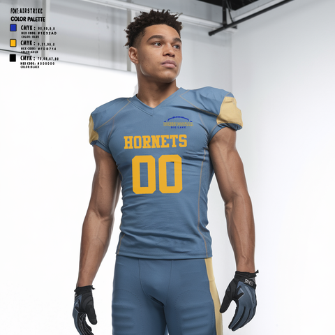 Big Lake Hornets Football 8189635 Football Jersey - 3