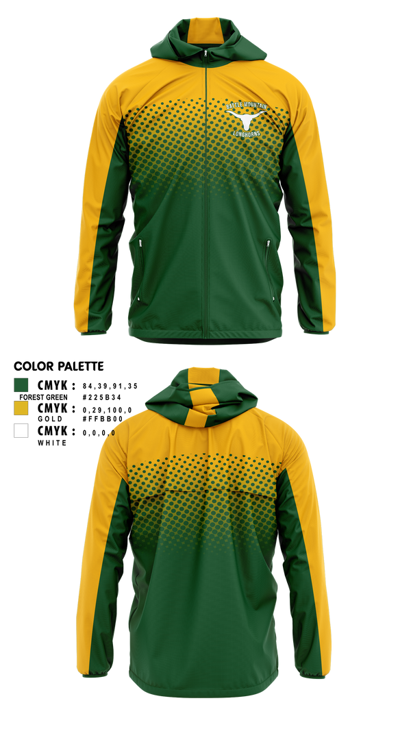 Battle Mountain Longhorns 79152921 Windbreaker - 2