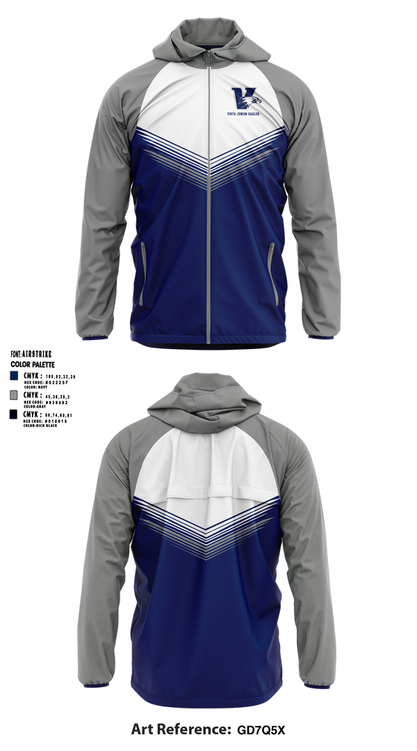 Vista Junior Eagles 88108764 Windbreaker - 1