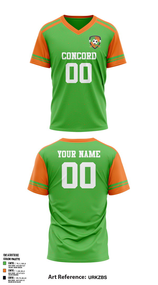 Concord Ayso Region 305 Soccer 19414274 Mens Soccer Jersey - 1