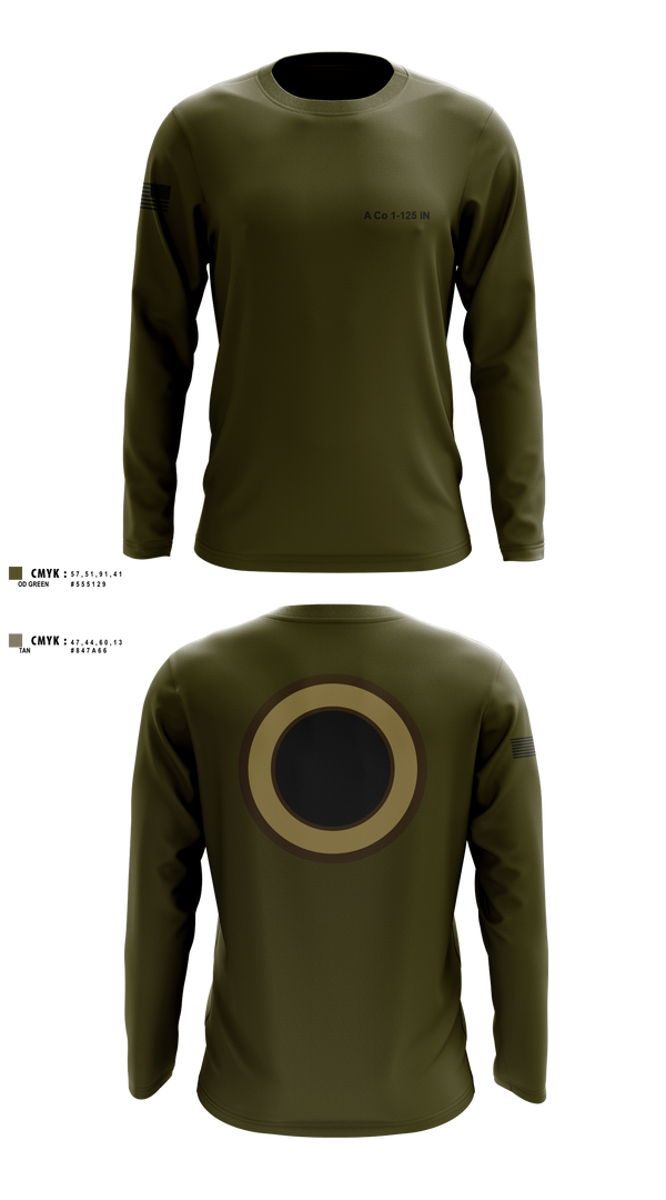 A Co 1-125 15040160 Long Sleeve Performance Shirt 2