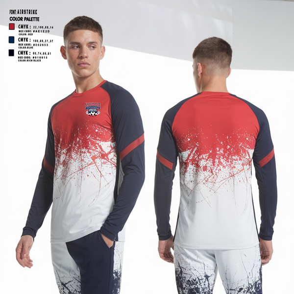 Langhorne Neshaminy United Soccer Club 57923086 Long Sleeve Performance Shirt 2
