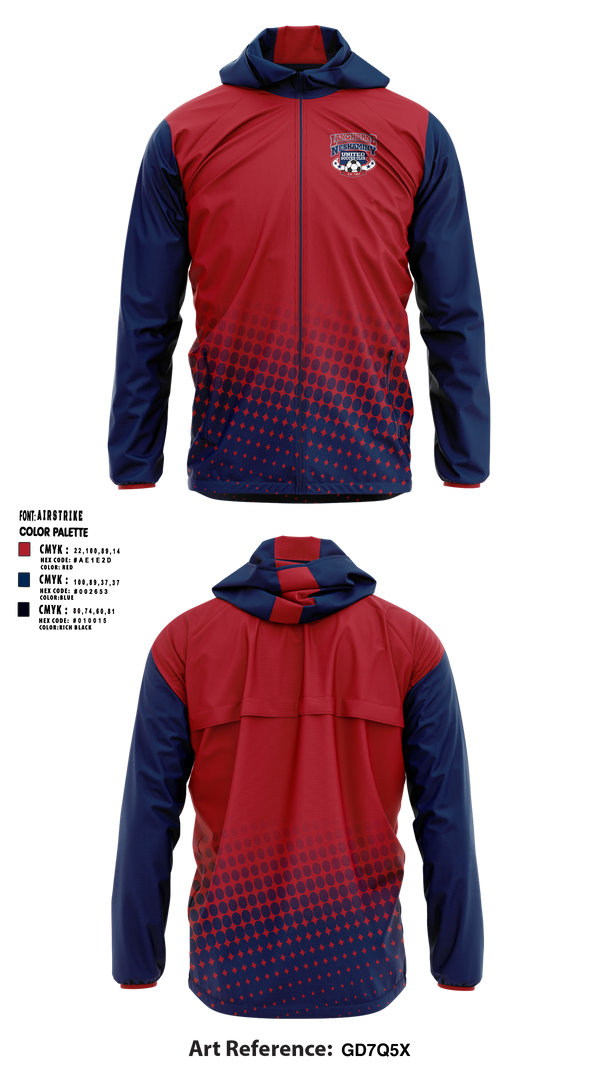 Langhorne Neshaminy United Soccer Club 57923086 Windbreaker - 1